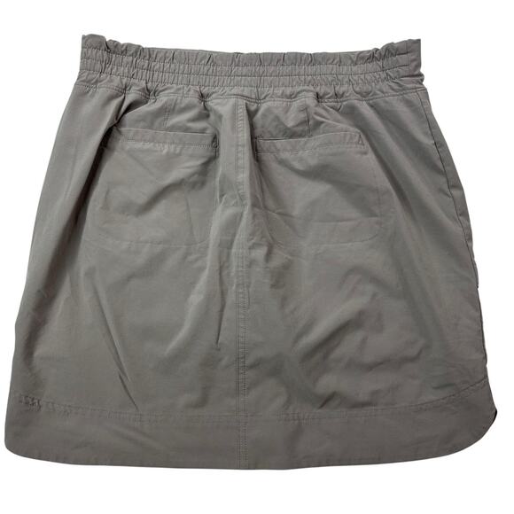 Athleta Womens Size 6T 6 TALL Chelsea Cargo Skort Mesh Inner Shorts Skirt Taupe - Picture 15 of 16